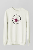 Kano Baskılı Unisex Ekru Sweatshirt