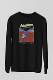 Kano Baskılı Unisex Siyah Sweatshirt