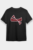 Kano Baskılı Unisex Siyah Tişört - Tshirt