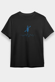 Kano Baskılı Unisex Siyah Tişört - Tshirt