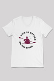 Kano Baskılı Unisex V Yaka Tişört - Tshirt