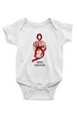 Kanser Günü Baskılı Beyaz Unisex Bebek Body - Zıbın