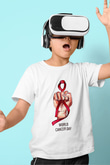 Kanser Günü Baskılı Beyaz Unisex Beyaz Çocuk Tişört - Tshirt