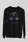 Kanser Günü Baskılı Unisex Siyah Sweatshirt