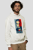 Kanye West Beyaz Unisex Kapşonlu Sweatshirt
