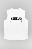 Kanye West Beyaz Unisex Kolsuz Tişört