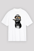 Kanye West Beyaz Unisex Oversize Tişört T-Shirt