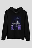 Kanye West Siyah Unisex Kapüşonlu Sweatshirt