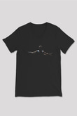 Kanye West Siyah Unisex V Yaka Tişört