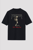 Kanye West Yeezus Siyah Unisex Oversize Tişört T-Shirt