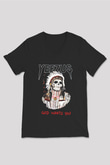Kanye West Yeezus Siyah Unisex V Yaka Tişört T-Shirt