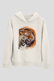 Kaplan Beyaz Unisex Hoodie
