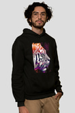 Kaplan Siyah Unisex Hoodie