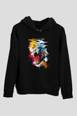 Kaplan Siyah Unisex Hoodie
