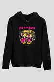 Kaplan Siyah Unisex Hoodie