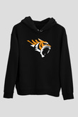 Kaplan Siyah Unisex Hoodie