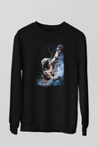 Kaplan Siyah Unisex Sweatshirt