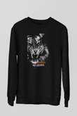Kaplan Siyah Unisex Sweatshirt