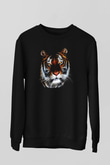 Kaplan Siyah Unisex Sweatshirt
