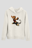 Karate Beyaz Unisex Hoodie