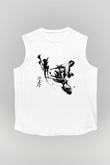 Karate Beyaz Unisex Kolsuz Tişört