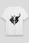 Karga Unisex Baskılı Beyaz Tişört - Tshirt