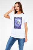 Kartal Beyaz Unisex Tişört T-Shirt - TişörtFabrikası