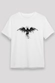 Kartal Beyaz Unisex Tişört T-Shirt - TişörtFabrikası