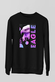 Kartal Siyah Unisex Sweatshirt