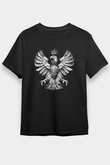 Kartal Siyah Unisex Tişört T-Shirt - TişörtFabrikası
