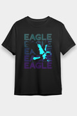 Kartal Siyah Unisex Tişört T-Shirt - TişörtFabrikası