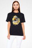 Kartal Siyah Unisex Tişört T-Shirt - TişörtFabrikası