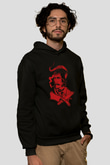 Kasap Siyah Unisex Kapüşonlu Sweatshirt
