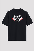 Kasap Siyah Unisex Tişört T-Shirt - TişörtFabrikası