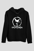 Katatonia Siyah Unisex Kapüşonlu Sweatshirt