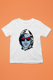 Kavinsky Baskılı Beyaz Unisex Beyaz Çocuk Tişört - Tshirt