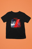 Kavinsky Baskılı Unisex Siyah Çocuk Tişört - Tshirt