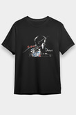 Kavinsky Baskılı Unisex Siyah Tişört - Tshirt