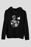 Kaynakçı İskeletSiyah  Unisex Hoodie