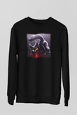 Kedi Siyah Unisex Sweatshirt