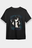 Kedi Siyah Unisex Tişört T-Shirt - TişörtFabrikası
