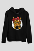 KedicikSiyah  Unisex Hoodie