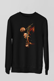 Kemancı Siyah Unisex Sweatshirt