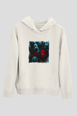 Kendrick Lamar Baskılı Unisex Beyaz Kapüşonlu Sweatshirt