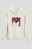 Kendrick Lamar Baskılı Unisex Beyaz Kapüşonlu Sweatshirt