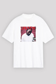 Kendrick Lamar Baskılı Unisex Beyaz Tişört