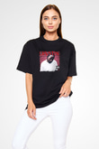 Kendrick Lamar Baskılı Unisex Oversize Siyah Tişört