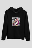 Kendrick Lamar Baskılı Unisex Siyah Hoodie
