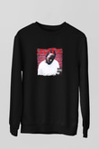 Kendrick Lamar Baskılı Unisex Siyah Sweatshirt