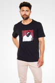 Kendrick Lamar Baskılı Unisex Siyah Tişört